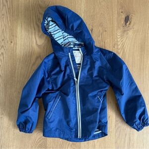 Hanna Andersson Navy Blue Kids Raincoat